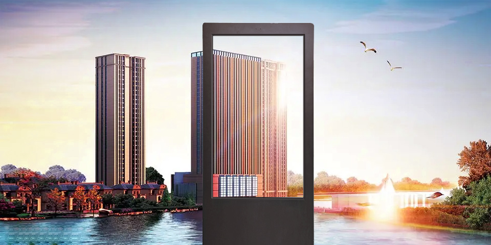 3米75寸戶外立式廣告機(jī)